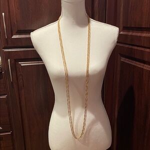 Elegant Vintage Gold toned layered Necklace for Women